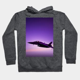 Purple Jet Flight Hoodie